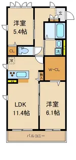 HEIM MAISON 流山富士見台 B【2階】の間取り