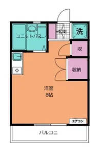 ハイツアキTao【2階】の間取り