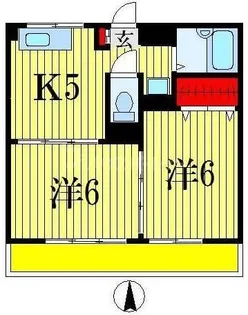 クレメゾン西船【2階】の間取り