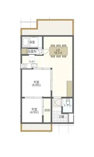 静岡県伊豆の国市奈古谷【マンション】の間取り
