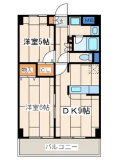 メゾンフローレ【3階】の間取り