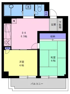ガーデニア大森【3階】の間取り