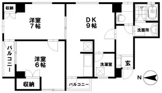 ラインアップ【7階】の間取り