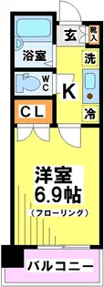 エクレールつつじヶ丘【1階】の間取り