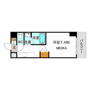 グランディール阪南町III番館【1階】の間取り