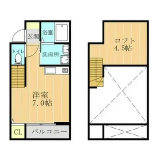 熊本県熊本市中央区琴平本町【アパート】の間取り