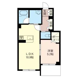 フォレストヴィラ【1階】の間取り