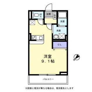 グランドゥール【3階】の間取り