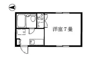 コーポ高徳【1階】の間取り