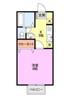 グランメール【1階】の間取り