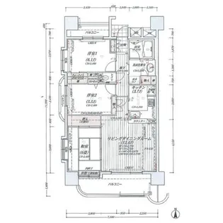 アルコート泉中央【6階】の間取り
