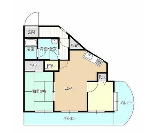 ルミエール薬院【5階】の間取り