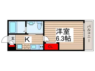 ステラハウス八千代台【1階】の間取り