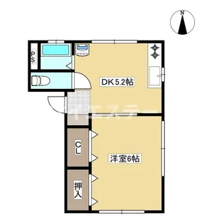 フローラルハイツ【1階】の間取り