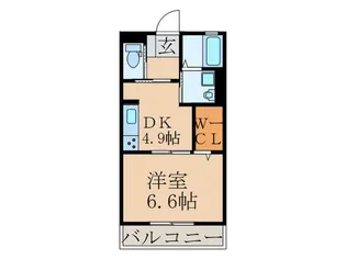 ラ・プランタンII【1階】の間取り