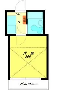 セドルハイム沼袋II【2階】の間取り
