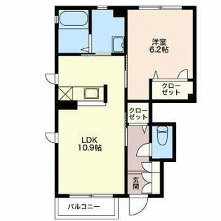 グランツ【1階】の間取り