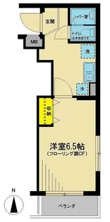 ヒルサイド1【1階】の間取り