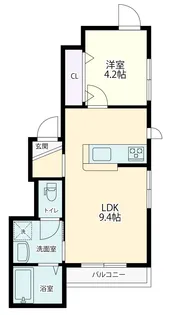 sesse笹塚【2階】の間取り