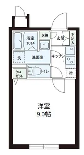 プロスタイルウェルス墨田【3階】の間取り