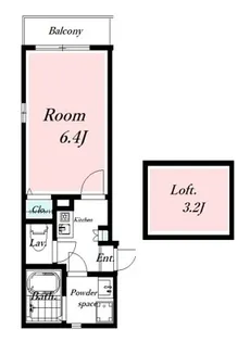 リブ三軒茶屋【3階】の間取り