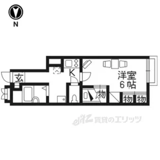 レオパレス宇治川【2階】の間取り