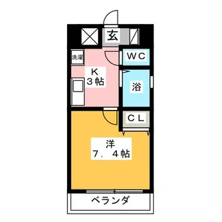 Promenade本山【4階】の間取り