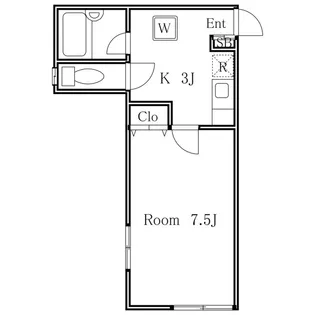 サンハウス【1階】の間取り