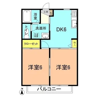 メゾン湘南【1階】の間取り