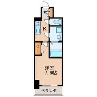 エスリード葵桜通り【7階】の間取り