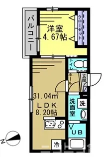 シャイネクス松戸上本郷【3階】の間取り