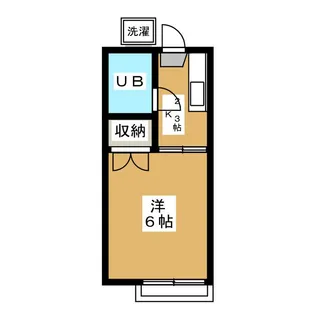 ユニゾン富士見【1階】の間取り