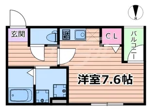 そよ風とラテと【3階】の間取り
