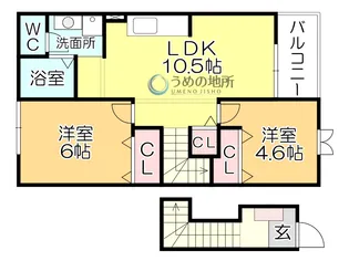 サイレントパレス一条【2階】の間取り