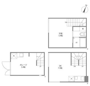 ラフォンテ文京茗荷谷【1階】の間取り
