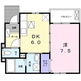 サンリット ハウス【1階】の間取り