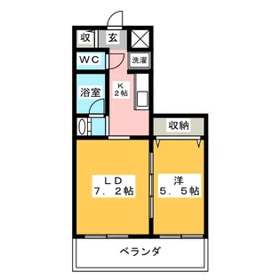 レガーロ北寺島【4階】の間取り