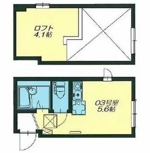 アルファ生田2号棟【1階】の間取り