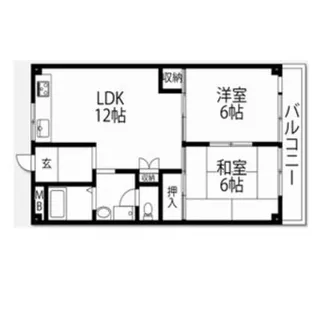 第1プレジデントハイツ【4階】の間取り