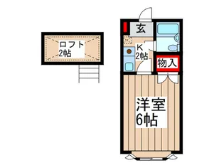 メゾン グランメール【2階】の間取り