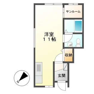メゾン・ド・ショコラ山代【1階】の間取り