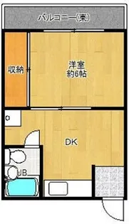 堂ヶ芝ハイツ【3階】の間取り