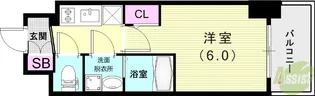 エスリード神戸大倉山ヒルズ【2階】の間取り