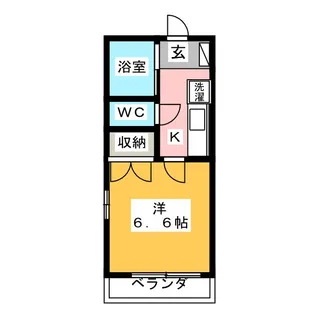 チェスナッツヒル【1階】の間取り