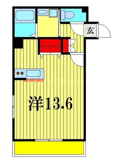 コレージュ【3階】の間取り