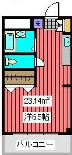 日東マンション【5階】の間取り