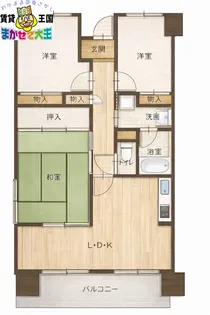 モンベール南長崎【4階】の間取り