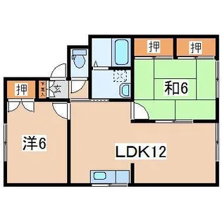 ジョイハウス蓮沼A【1階】の間取り