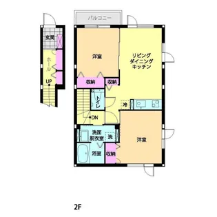 アムール五十鈴【2階】の間取り
