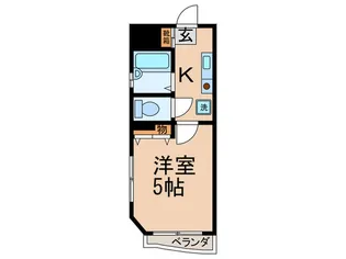 ファーストマンション【4階】の間取り